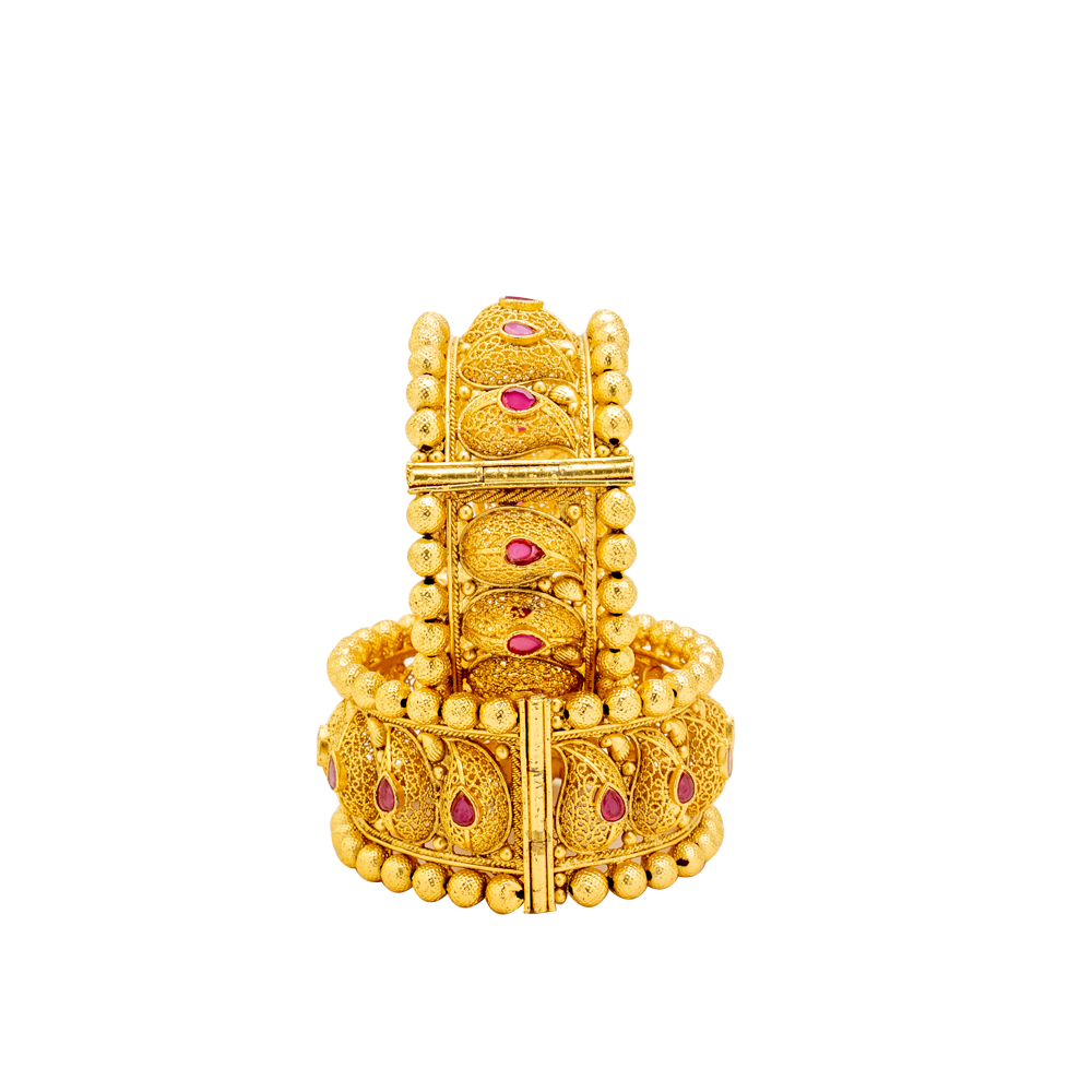 Rajwadi high gold plated bangles