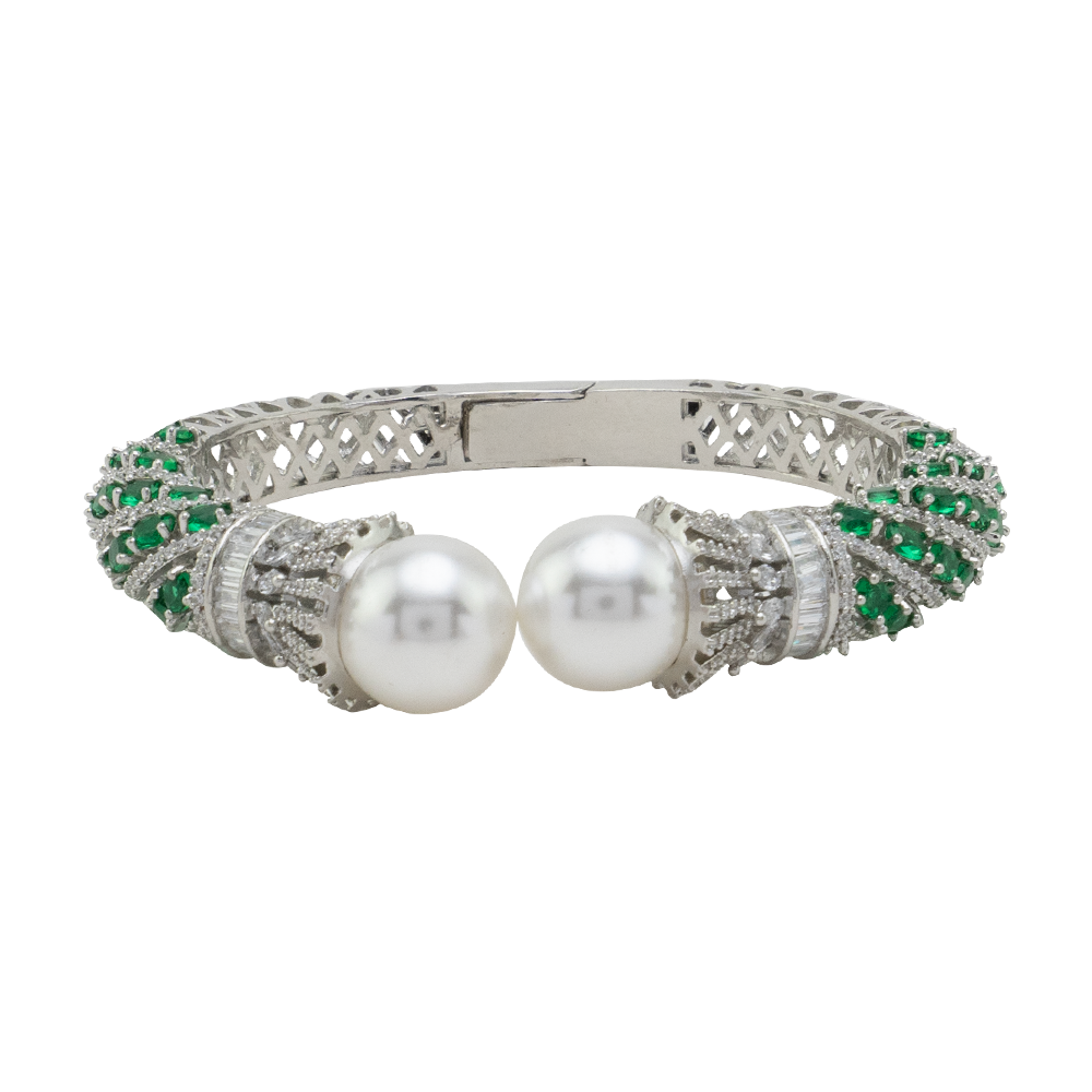 Green American Diamond Bracelet