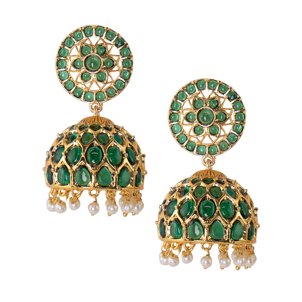 Jhumkas with Pearl