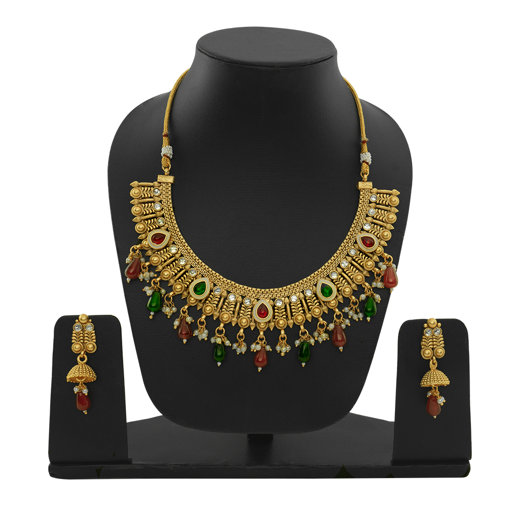 Multi Colour round necklace